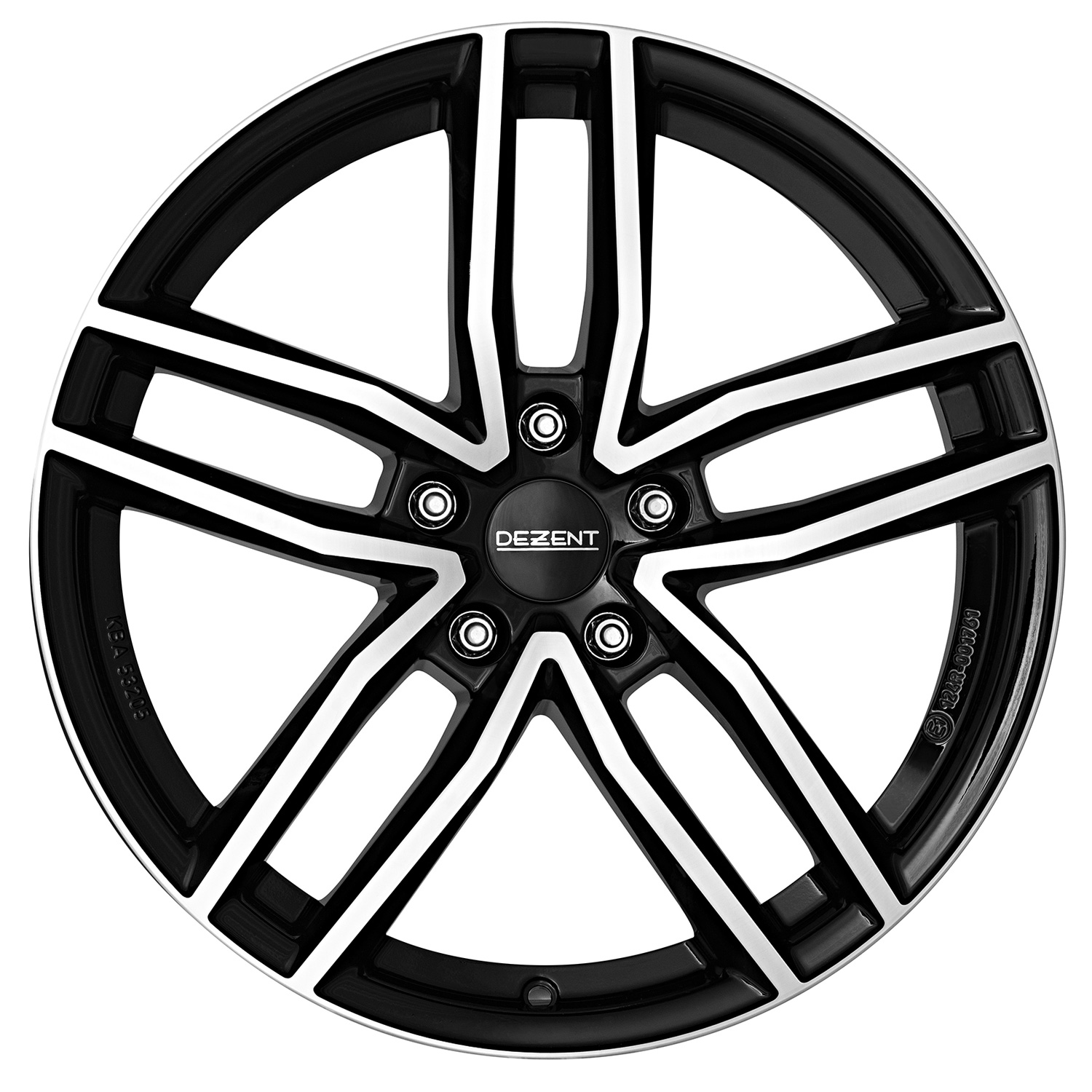 Llanta DEZENT TR dark 7.5x18 ET40 5x112 18 Pulgadas