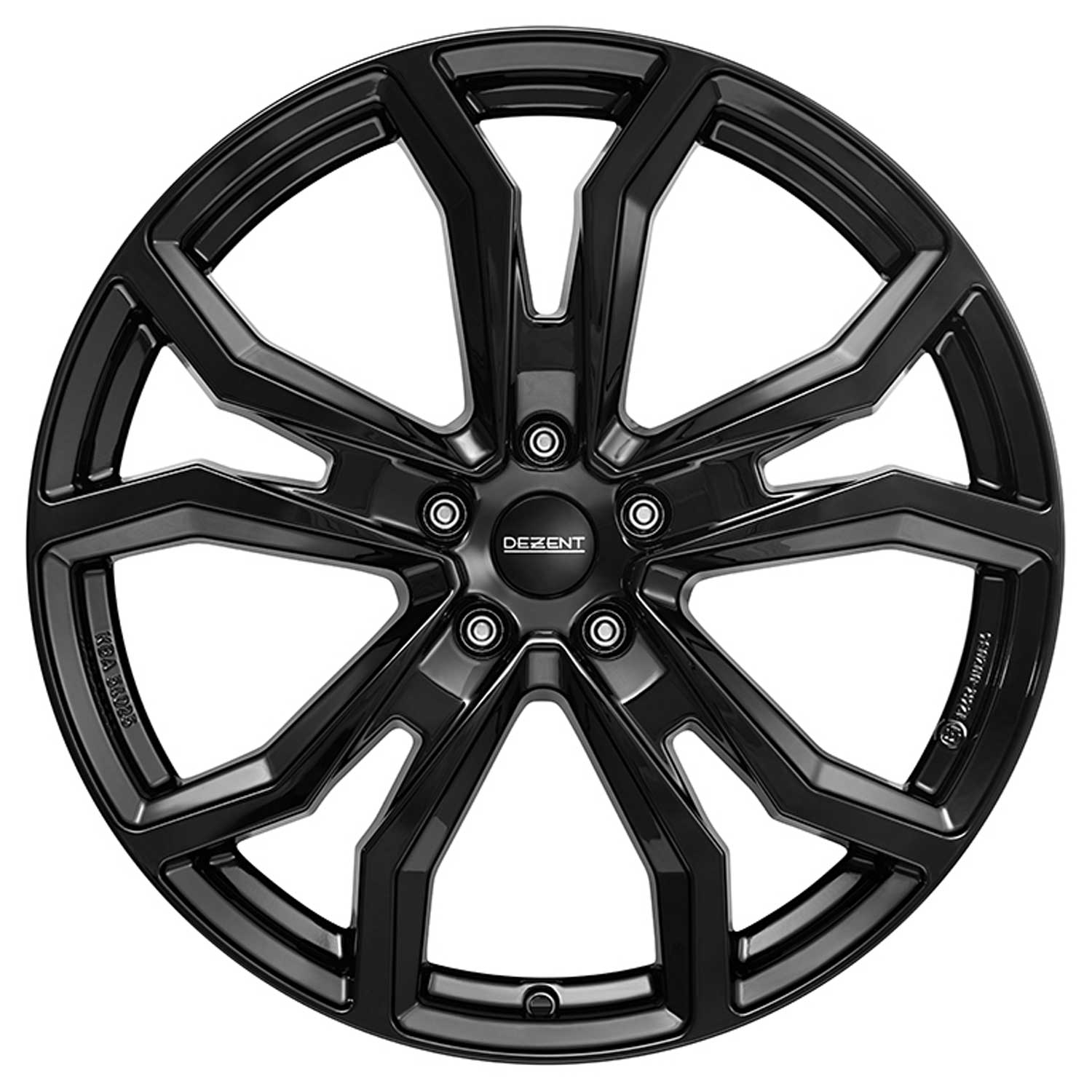 Llanta DEZENT TV black 8.0x18 ET50 5x112 18 Pulgadas