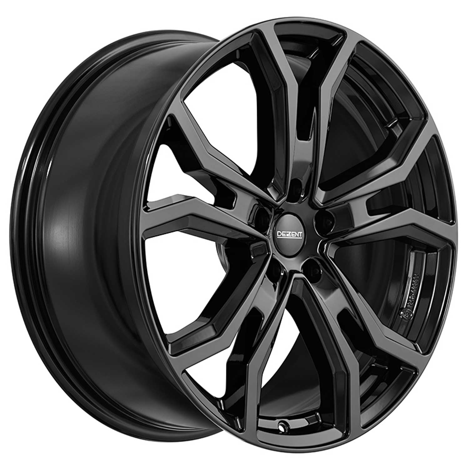 Llanta DEZENT TV black 8.0x18 ET50 5x112 18 Pulgadas