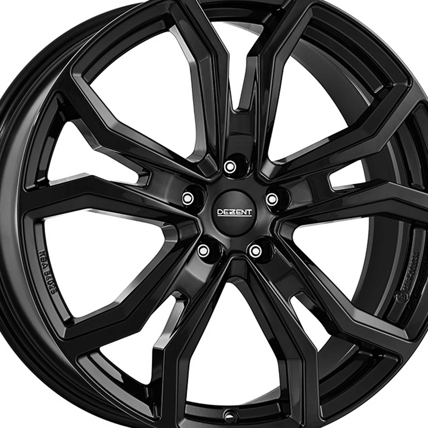 Llanta DEZENT TV black 8.0x18 ET50 5x112 18 Pulgadas