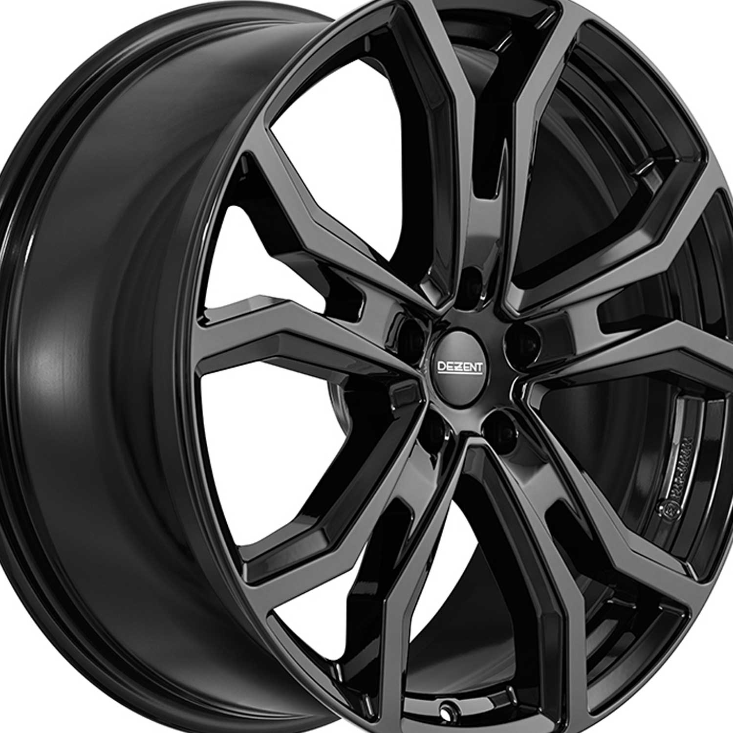 Llanta DEZENT TV black 8.0x18 ET50 5x112 18 Pulgadas