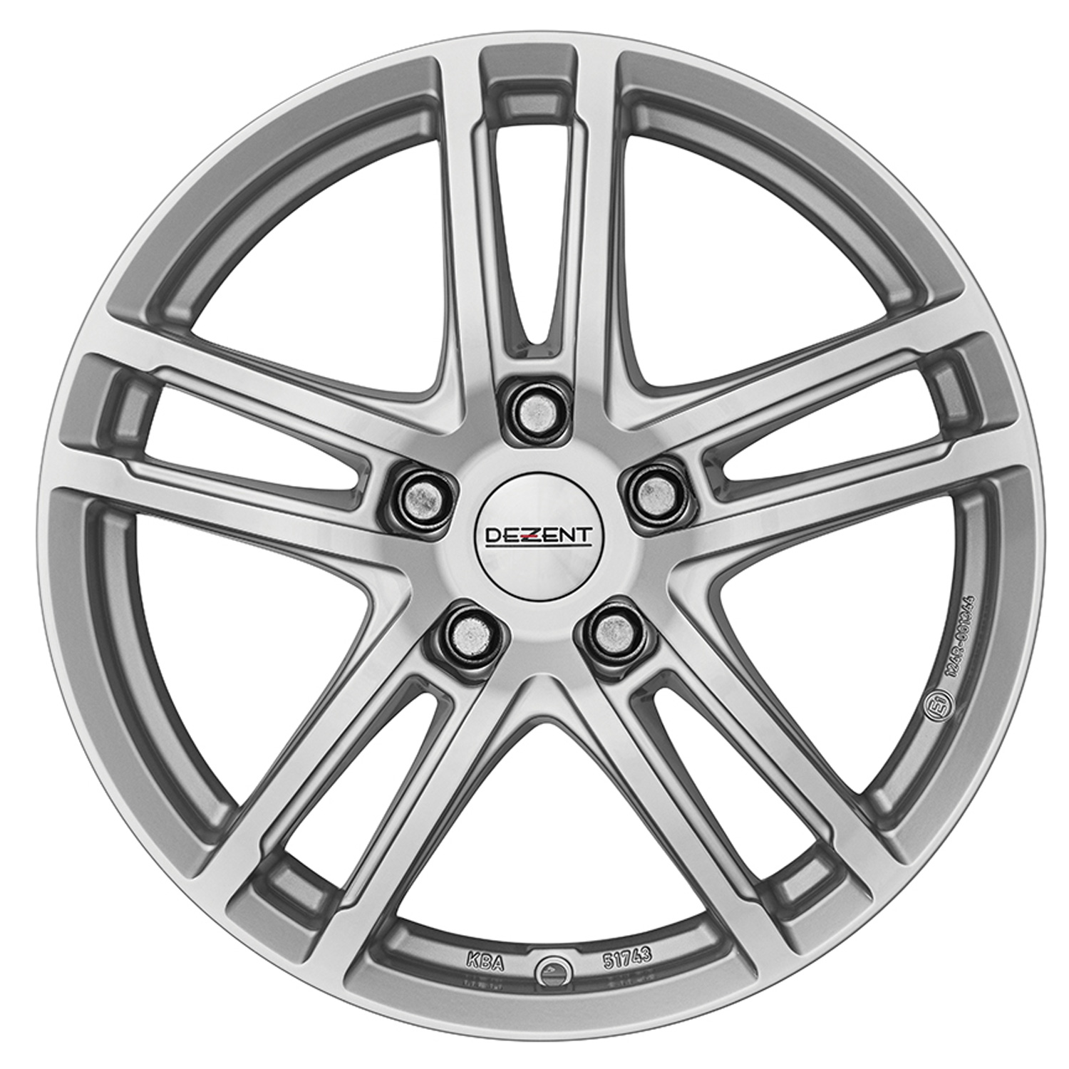 Llanta DEZENT TZ 7.5x18 ET53 5x112 18 Pulgadas